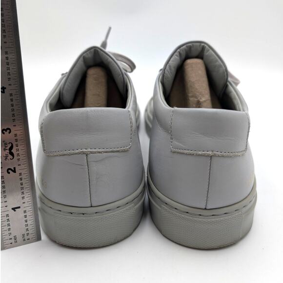 Common Projects Original Achilles Sneaker Shoes Men's Grey Size US12 EU45 - Picture 4 of 15
